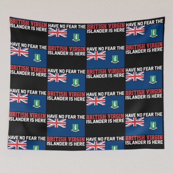 Item preview, Have No Fear The British Virgin Islander  is Here Patriotic Design  designed and sold by obedtheartist.