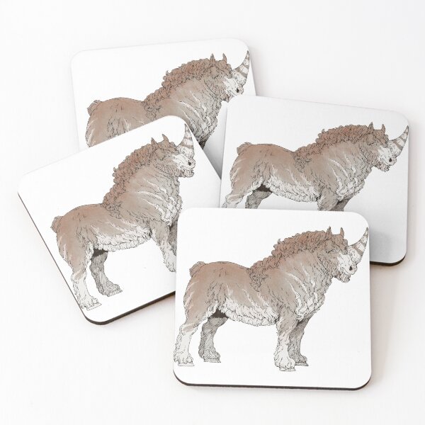 Item preview, hefty unicorn (warm neutral) designed and sold by a.j. bartoe.