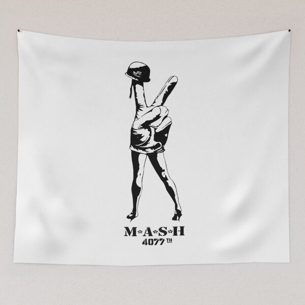 Item preview, Black hand Flag Mash tv show designed and sold by Gxsart.