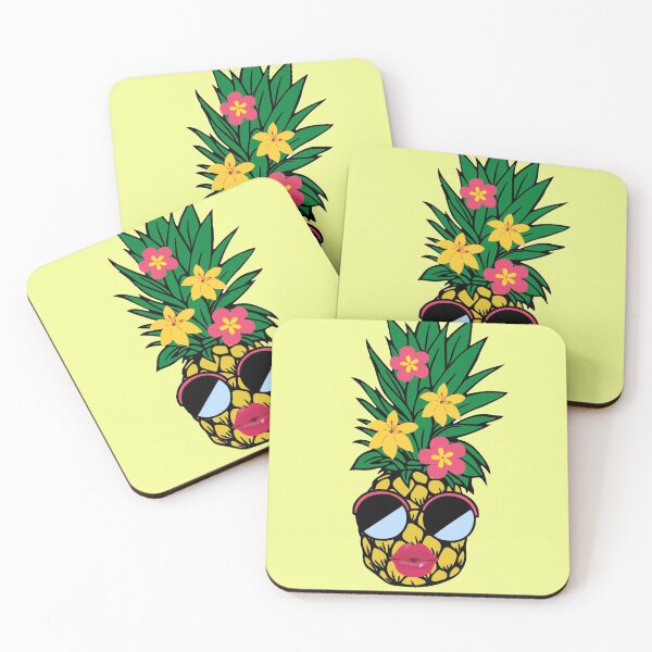 Item preview, Funny pineapple with glasses designed and sold by DIDAKU.