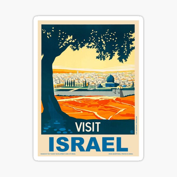 Item preview, Visit Israel Vintage designed and sold by matg360.