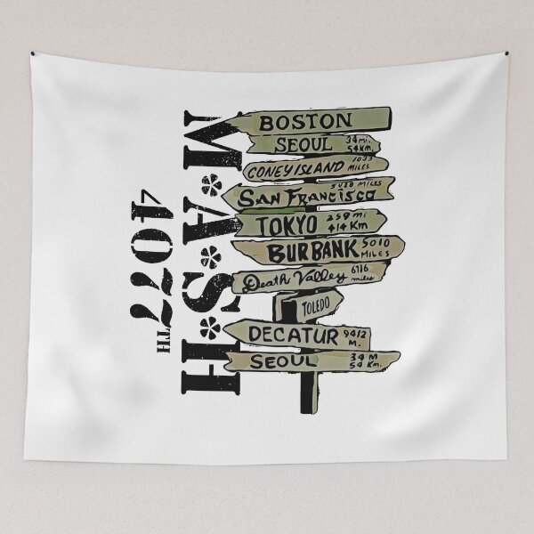 Item preview, Boston Seoul Flag Mash tv show designed and sold by Gxsart.
