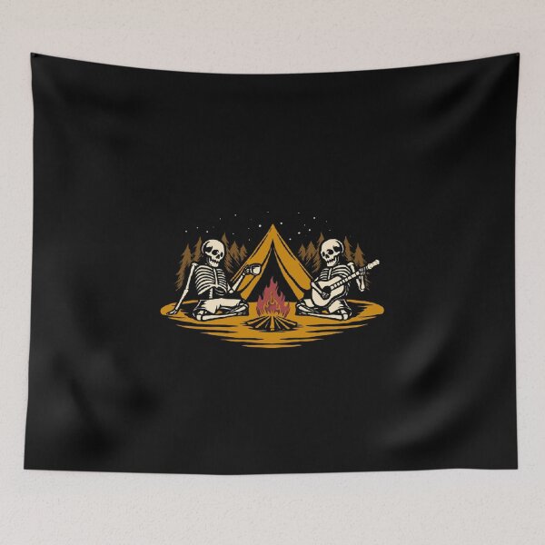 Item preview, Camp With Skeletons designed and sold by IshitaPoint.
