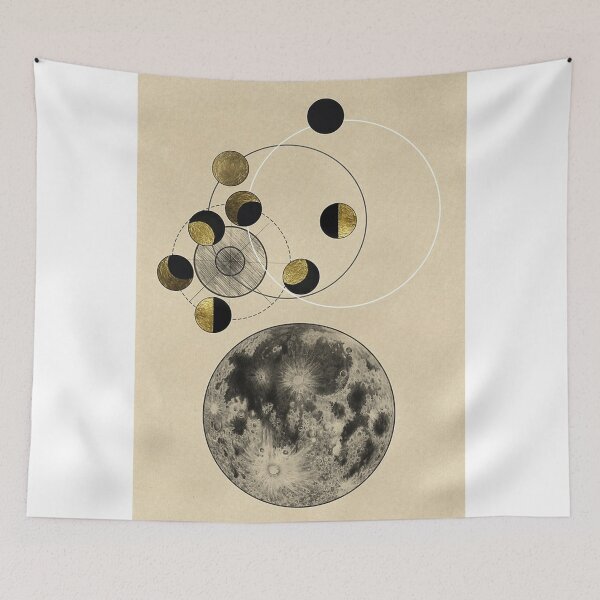 Item preview, Phases of the Moon designed and sold by ZakHopkins.