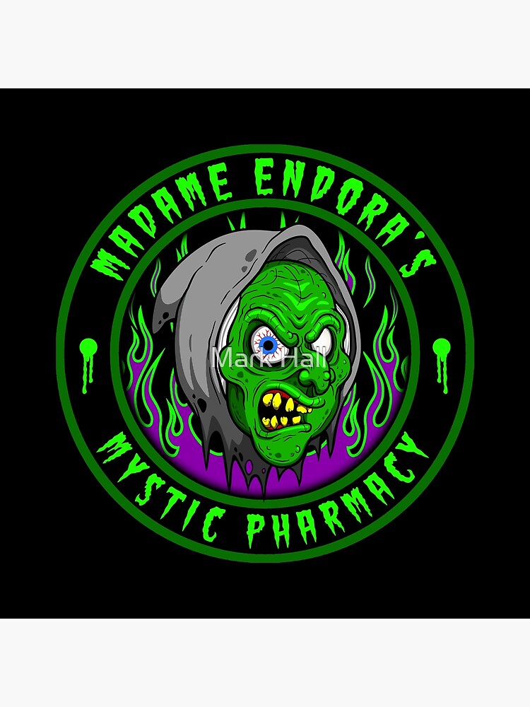 "MADAME ENDORA'S MYSTIC PHARMACY" Poster for Sale by hornedquad