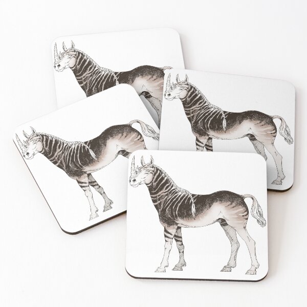 Item preview, striped bicorn (warm neutral) designed and sold by a.j. bartoe.