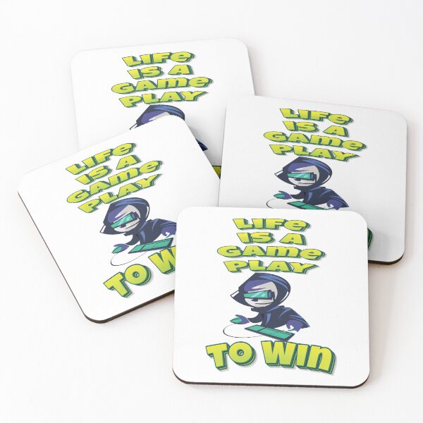 Item preview, Life Is A Game Play To Win designed and sold by WordsGamersUse.