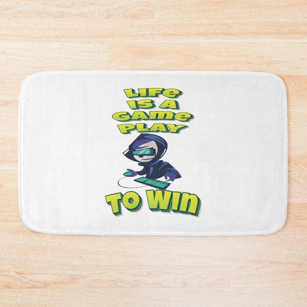 Item preview, Life Is A Game Play To Win designed and sold by WordsGamersUse.