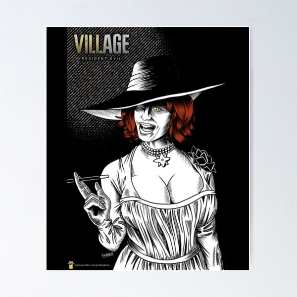 Item preview, Christina Hendricks as Lady Dimitrescu designed and sold by ZonaaShirt.