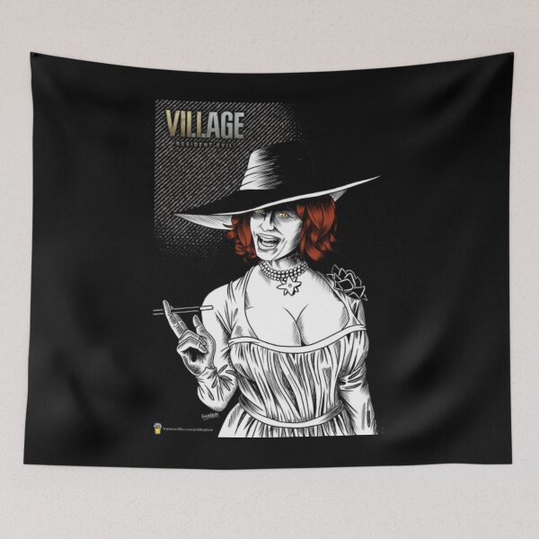 Item preview, Christina Hendricks as Lady Dimitrescu designed and sold by ZonaaShirt.
