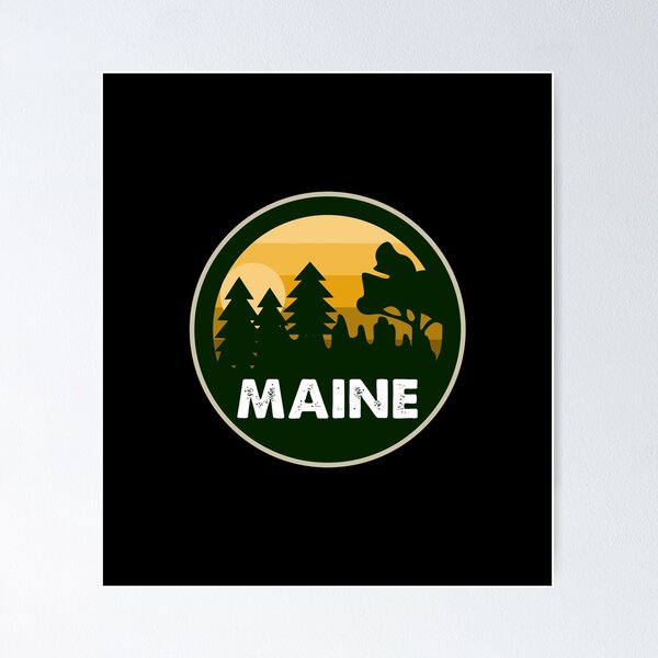 Item preview, Maine Moosehead Lake designed and sold by learkemili.
