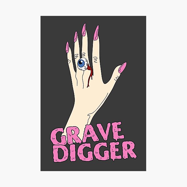 Item preview, GRAVE DIGGER designed and sold by myacideyes.