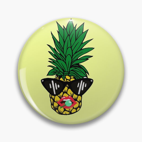 Item preview, Funny pineapple with sunglasses designed and sold by DIDAKU.