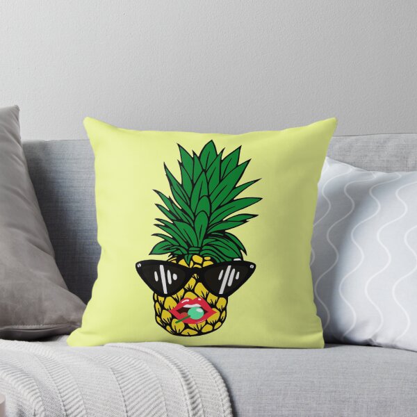 Item preview, Funny pineapple with sunglasses designed and sold by DIDAKU.