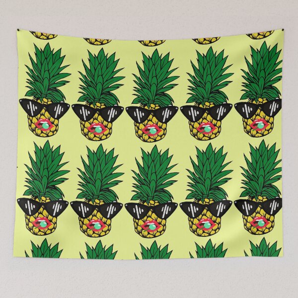 Item preview, Funny pineapple with sunglasses designed and sold by DIDAKU.