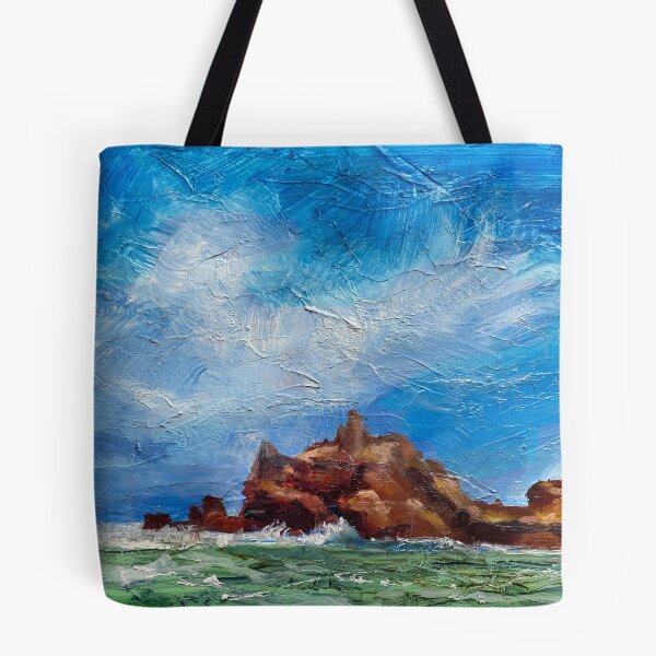 Item preview, The Crags ~ oil painting designed and sold by Roz McQuillan Fine Art & Photography.