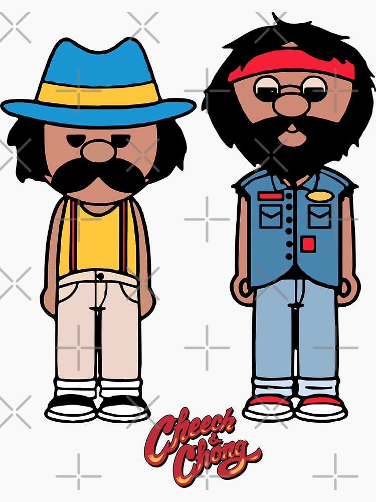 cheech y chong en cartel de humo