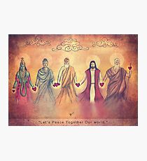 Lets 'Peace' Together Our world Photographic Print