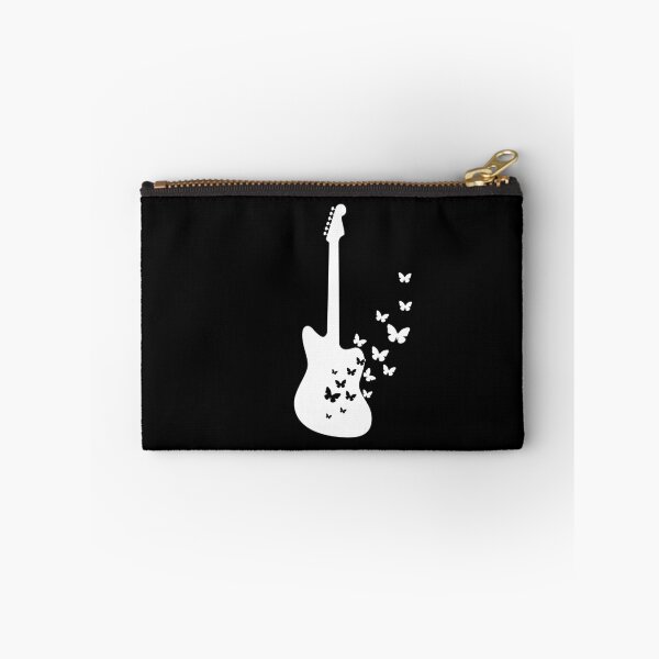 Item preview, Offset Style Electric Guitar Silhouette Turning Into Butterflies designed and sold by nightsworthy.