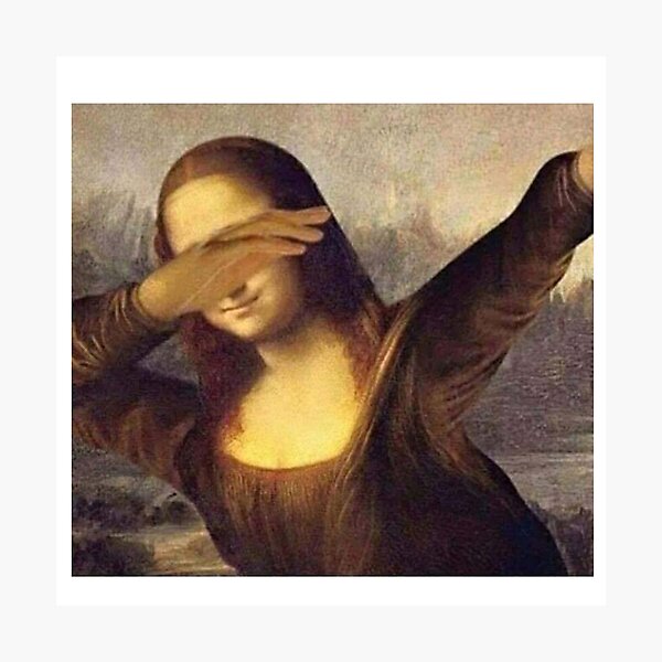 Item preview, Mona Lisa Dabbing designed and sold by NatalieWHarris.
