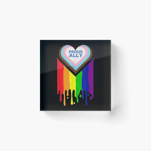 Item preview, Orgulloso aliado LGBTQ Progreso Bandera del orgullo Amor arcoíris designed and sold by violetacain70.