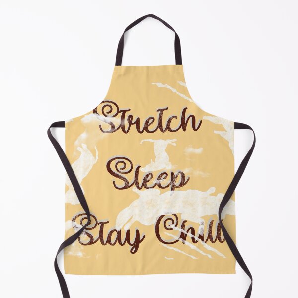 Item preview, Stretch, Sleep, Stay Chill Cute Sleeping Dogs on Cloud Nine - Chalkboard Style x Cloudy Sky Pumpkin Orange - Sleeping is My Favorite Pastime - Seamless Repeating Pattern designed and sold by sthNnth.