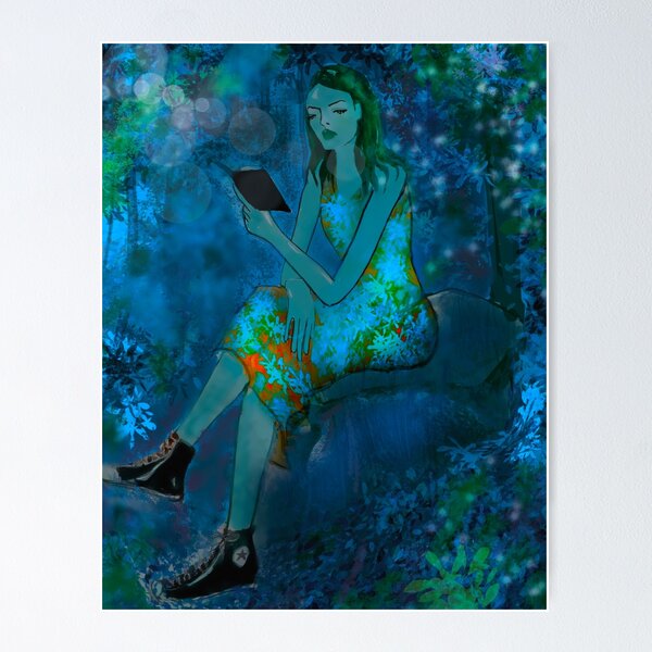 Item preview, Reading in the Woods designed and sold by bonmots.