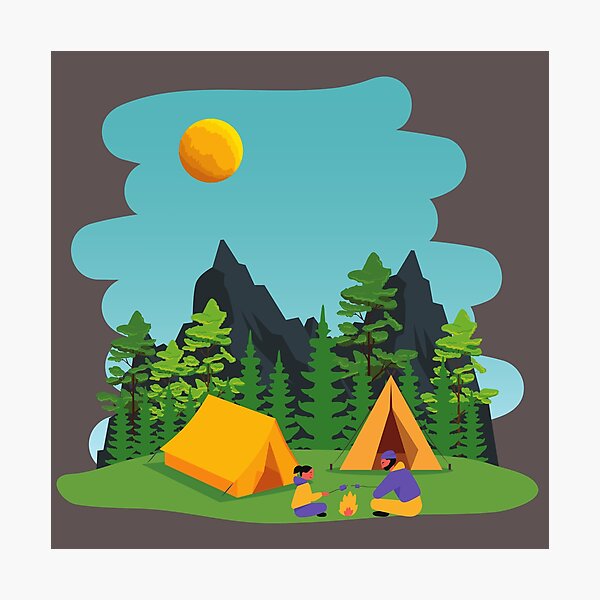 Item preview, Just A Dad Who Loves Camping designed and sold by DigitalSantino.