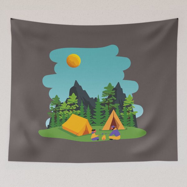 Item preview, Just A Dad Who Loves Camping designed and sold by DigitalSantino.