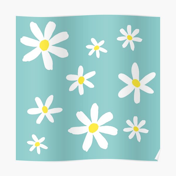 Daisy flowers Poster