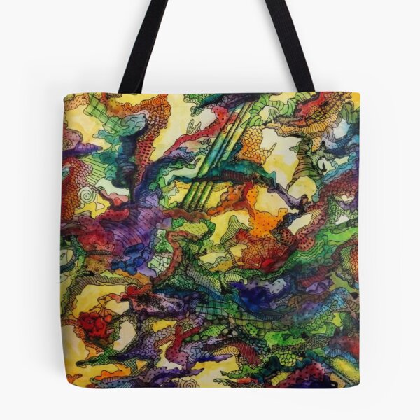 Item preview, Chaotic Color Watercolor Painting designed and sold by sternauticals.