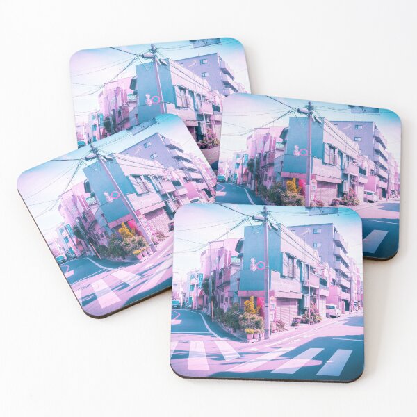 Item preview, Anime in Real Life Vaporwave Summer Day in Tokyo Residential area  designed and sold by TokyoLuv.