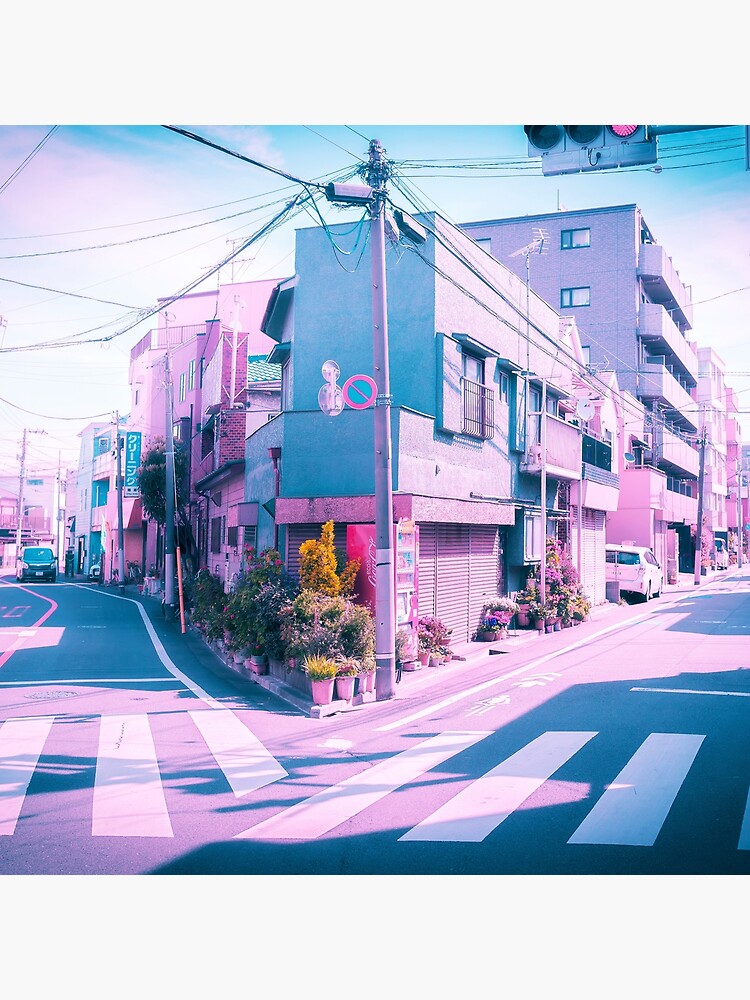 Anime in Real Life Vaporwave Summer Day in Tokyo Residential area by TokyoLuv