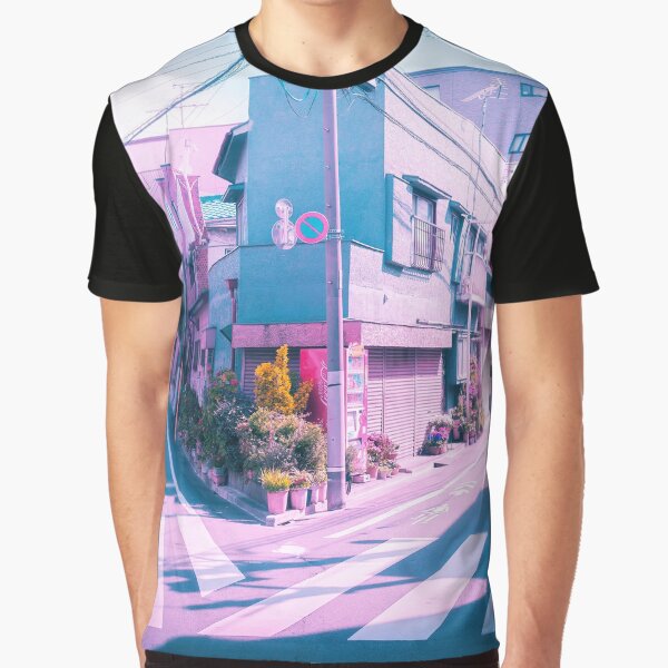 Item preview, Anime in Real Life Vaporwave Summer Day in Tokyo Residential area  designed and sold by TokyoLuv.