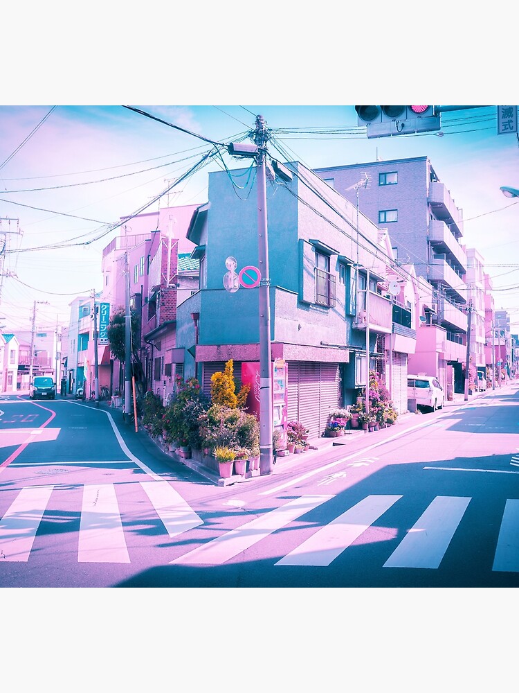Anime in Real Life Vaporwave Summer Day in Tokyo Residential area by TokyoLuv