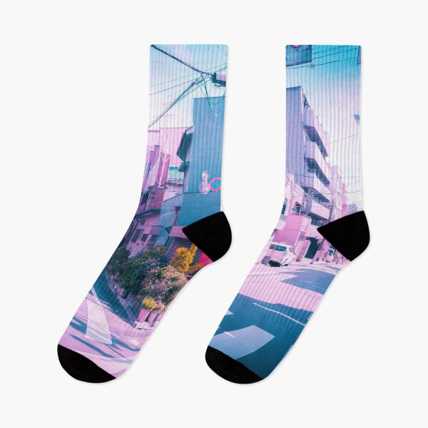 Item preview, Anime in Real Life Vaporwave Summer Day in Tokyo Residential area  designed and sold by TokyoLuv.