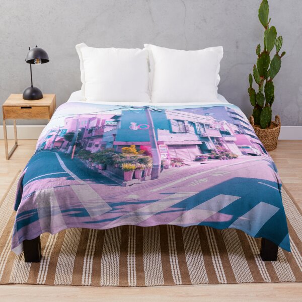 Item preview, Anime in Real Life Vaporwave Summer Day in Tokyo Residential area  designed and sold by TokyoLuv.