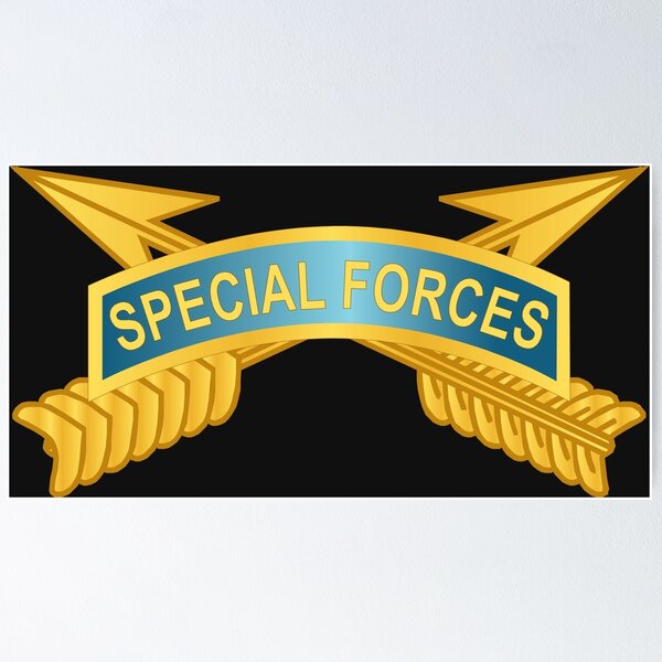 Item preview, Army - Special Forces Tab w SF Branch wo Txt designed and sold by Military Insignia Products.