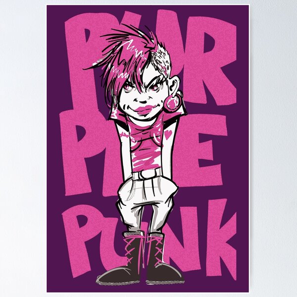 Item preview, Purple punk designed and sold by notasimp.