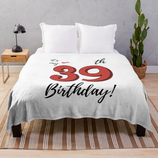 Item preview, It's My 39th Birthday quote designed and sold by WayneTower.