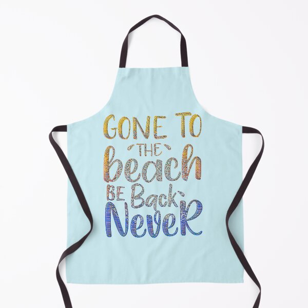 Item preview, Gone to the Beach Be Back Never - Stunning Mosaic Text Design designed and sold by CristalleLisa.