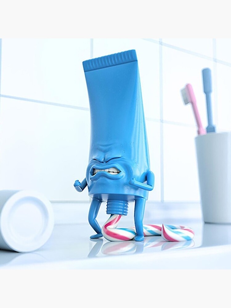 "Pooping Toothpaste Reddit Meme" Sticker for Sale by arowebeats Redbubble