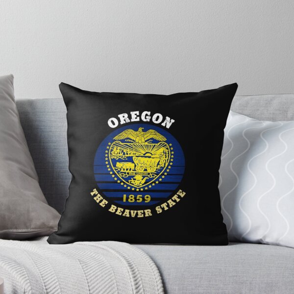 Item preview, OREGON BEAVER STATE FLAG designed and sold by Madjack Tees Kiwi SuperStore.