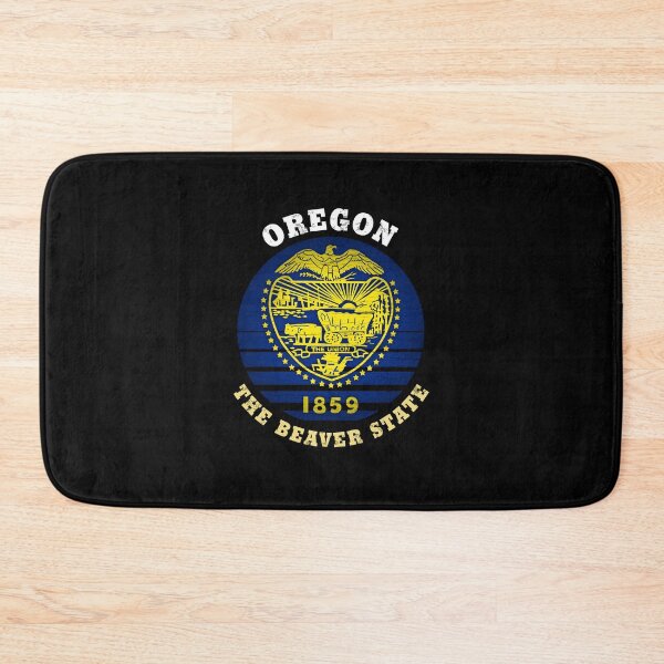 Item preview, OREGON BEAVER STATE FLAG designed and sold by Madjack Tees Kiwi SuperStore.