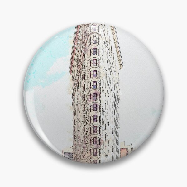 Item preview, Flatiron Building, New York City - watercolor designed and sold by Bobby Shaftoe.
