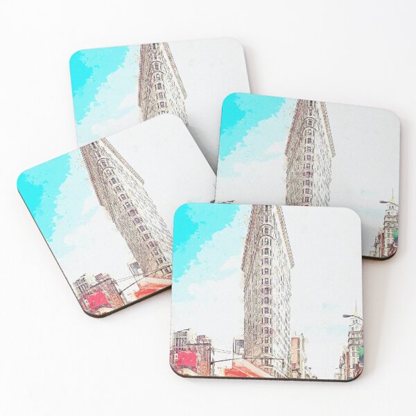 Item preview, Flatiron Building, New York City - watercolor designed and sold by Bobby Shaftoe.