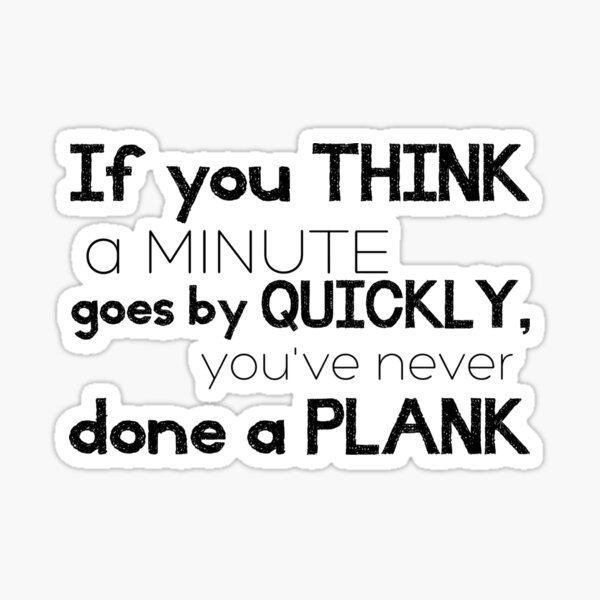Item preview, One Minute Plank designed and sold by cinemagia.