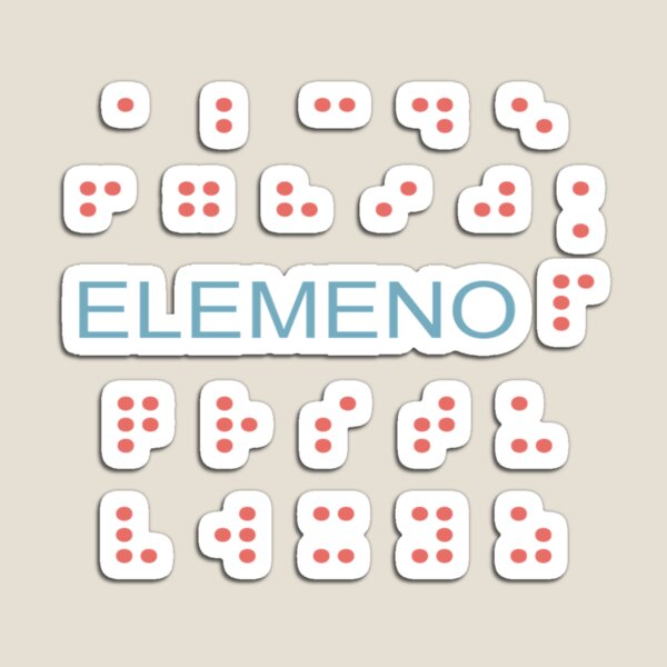 Item preview, ElEMENO Braille Alphabet Blind Humor designed and sold by tshirtworld.