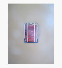 Pull In Case Of Fire Photographic Print