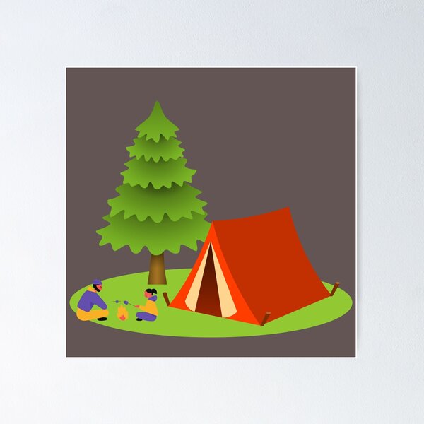 Item preview, Just A Dad Who Loves Camping Classic designed and sold by DigitalSantino.